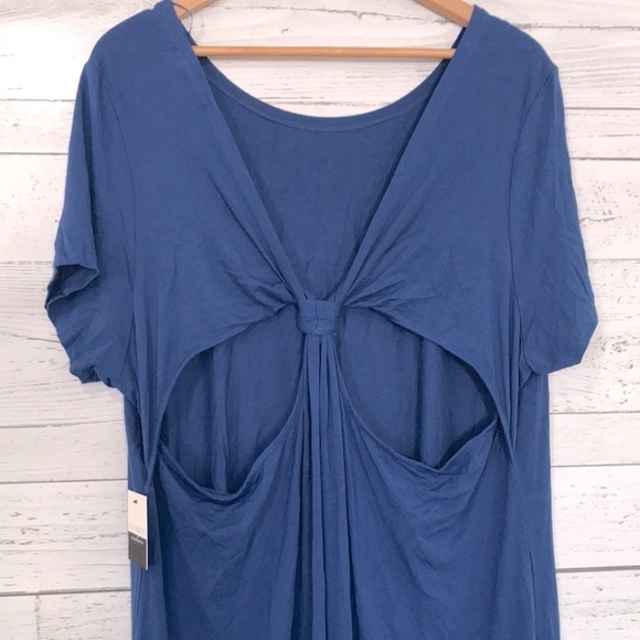 Nwt Eloquii Elements twist back detail jersey maxi dress multiple plus sizes - Picture 6 of 9